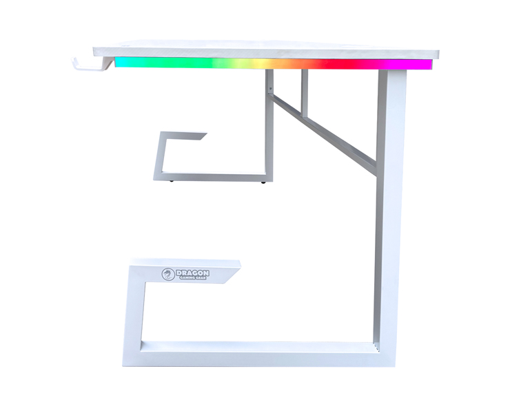 שולחן גיימינג עם תאורת RGB Dragon GPDRA-TGIGA-W
